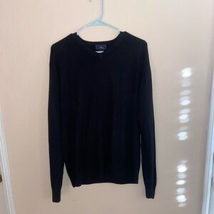 Dockers Acrylic ribbed sweater v neck long sleeve winter preppy skater pull over